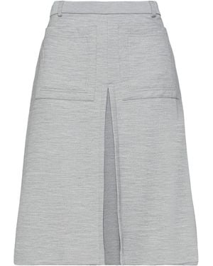 Burberry Midi Skirt - Grey