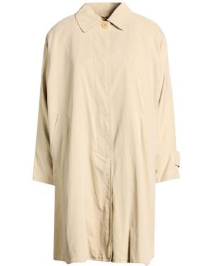 Marella Overcoat & Trench Coat Polyester - Natural