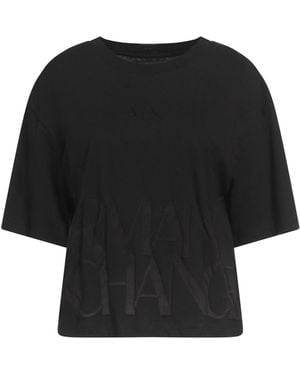 ARMANI EXCHANGE T-Shirt Cotton, Polyester - Black