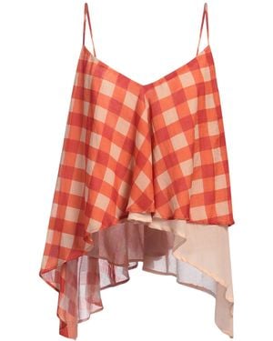 Semicouture Top Ramie - Red