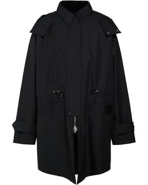 Kris Van Assche Overcoat & Trench Coat Polyester - Black