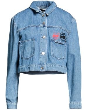 KARL LAGERFELD Denim Outerwear - Blue