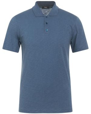 Theory Polo Shirt Cotton - Blue