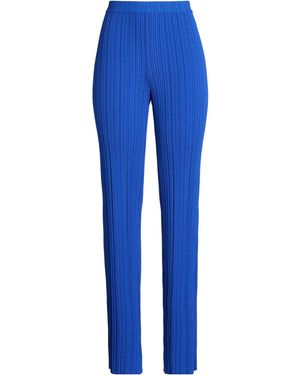 Alberta Ferretti Bright Trousers Viscose, Polyamide - Blue