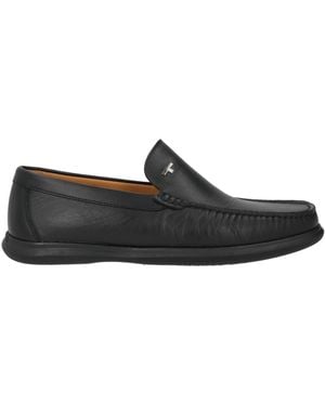 Testoni Loafers Leather - Black