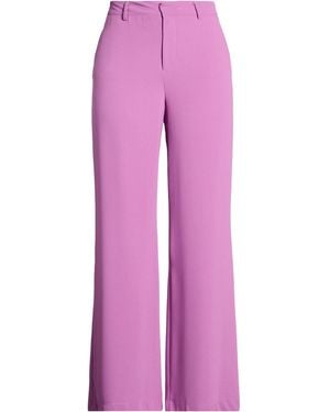 Soallure Pants Polyester - Pink