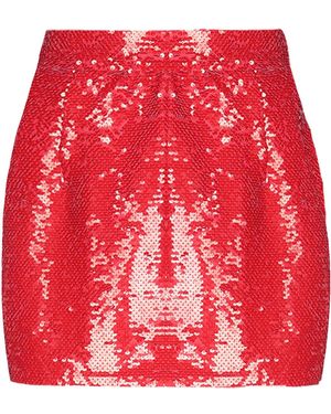 Amen Mini Skirt - Red