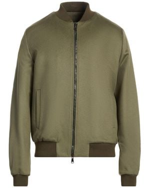 Costumein Military Jacket Virgin Wool, Cashmere - Green