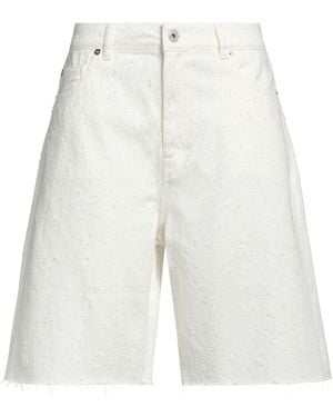 Halfboy Denim Shorts - White