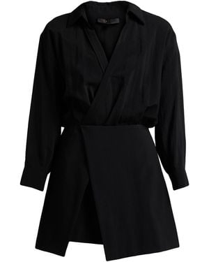 Maje Playsuit Viscose, Polyamide - Black