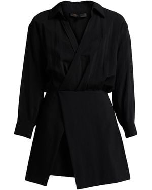 Maje Playsuit Viscose, Polyamide - Black