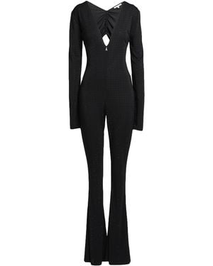 Patrizia Pepe Jumpsuit Polyester, Glass - Black