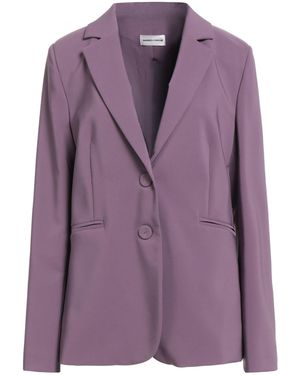Sandro Ferrone Blazer Polyester, Elastane - Purple