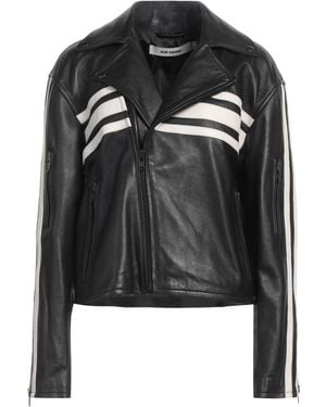 Oval Square Jacket Lambskin - Black