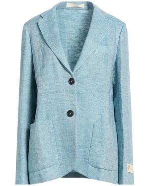 Massimo Alba Blazer Linen - Blue