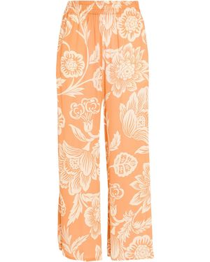 19.70 Nineteen Seventy Trousers Viscose - Orange
