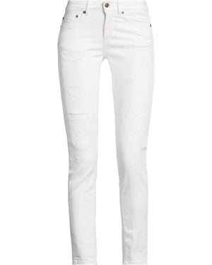 Dondup Jeans Cotton, Elastomultiester, Elastane - White