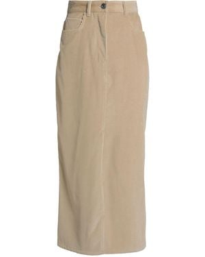 Weekend by Maxmara Midi Skirt Cotton - Natural