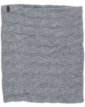 Brunello Cucinelli Light Scarf Wool, Mohair Wool - Gray