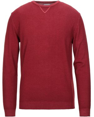 Bellwood Brick Jumper Merino Wool - Red