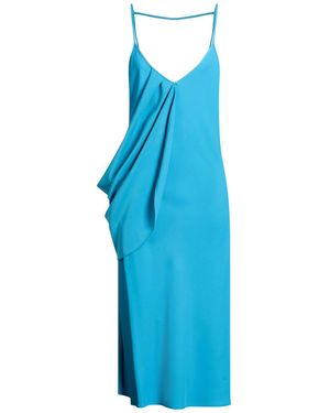 Annarita N. Midi Dress Polyester, Elastane - Blue