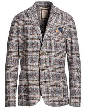 Bob Blazer Virgin Wool, Cotton, Polyester - Gray