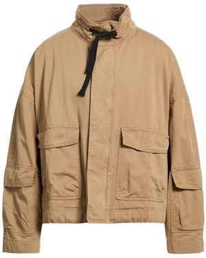 Isabel Benenato Camel Jacket Cotton - Natural