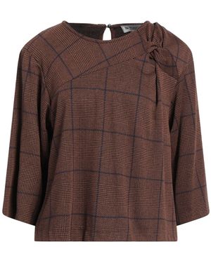 IRA WALENDY T-Shirt Viscose, Polyester, Polyamide, Elastane - Brown