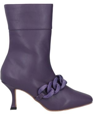 Gaelle Paris Ankle Boots - Purple