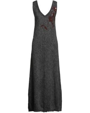 Brunello Cucinelli Maxi-Kleid - Schwarz