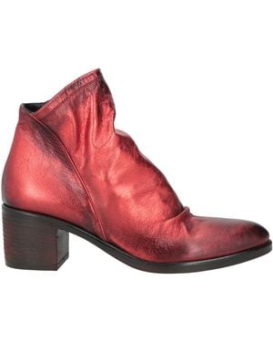 Strategia Ankle Boots Leather - Red