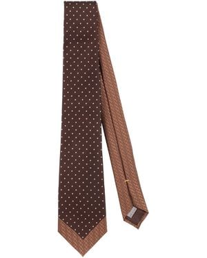 Canali Ties & Bow Ties Silk - Brown