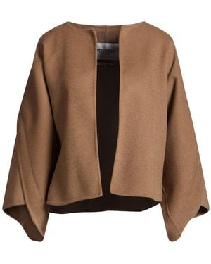 Max Mara Light Jacket Virgin Wool, Cashmere - Brown