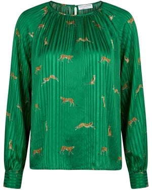 Ballantyne Top Silk - Green