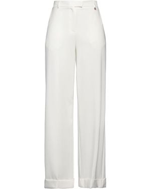 Fracomina Pants Polyester, Elastane - White