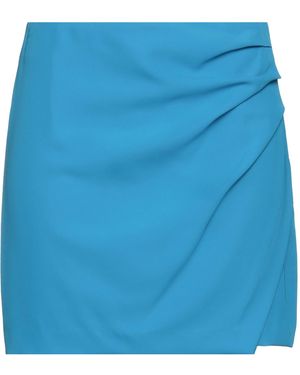Kontatto Azure Mini Skirt Polyester, Elastane - Blue