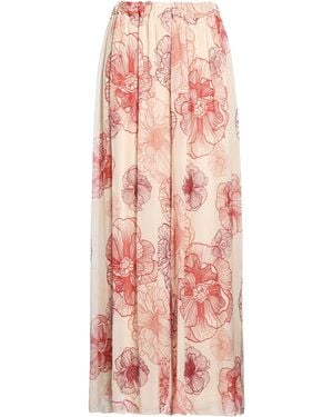 CROCHÈ Pants Viscose, Silk - Pink