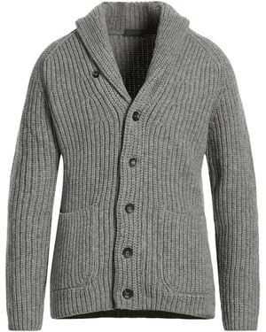 Zanone Cardigan Virgin Wool - Grey