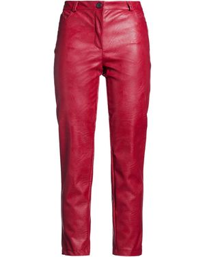 ViCOLO Brick Pants Rayon, Polyurethane - Red