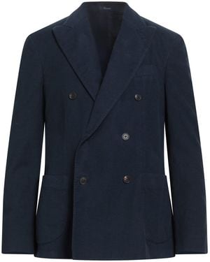 Drumohr Blazer Cotton, Elastane - Blue