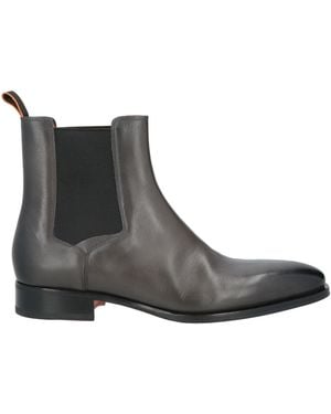 Santoni Ankle Boots Leather - Black