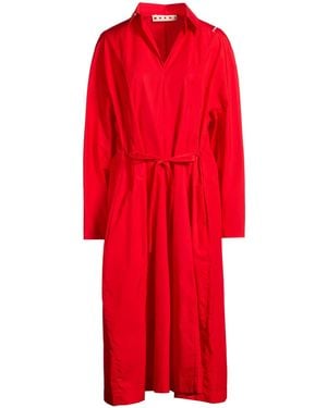 Marni Vestido Midi - Rojo
