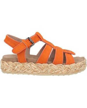 Mou Espadrilles Cow Leather - Orange