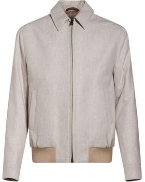 Luigi Borrelli Napoli Jacket Virgin Wool, Polyamide - Gray