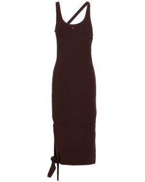 Courreges Midi Dress - Purple