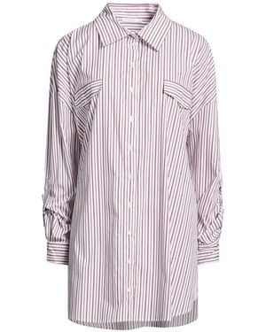 Patrizia Pepe Mini Dress Cotton, Polyamide, Elastane - Purple