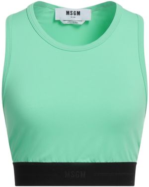 MSGM Top Polyamide, Elastane - Green