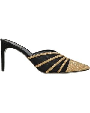 Rene Caovilla Mules & Zuecos - Negro