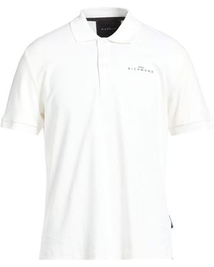 John Richmond Polo Shirt Cotton - White