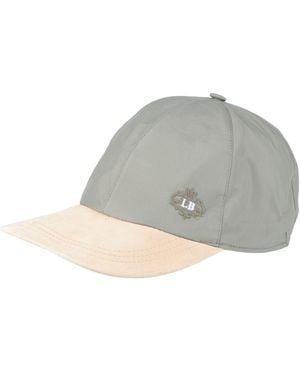 Luigi Borrelli Napoli Hat Nylon, Leather - Gray